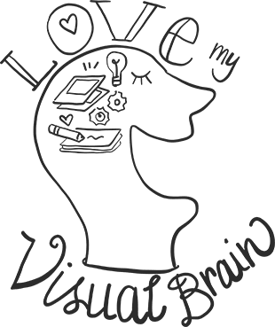 Love my Visual Brain Icon